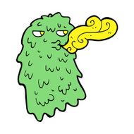 cartoon gross ghost N40
