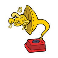 cartoon phonograph N8