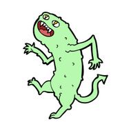 Cartoon monster N101