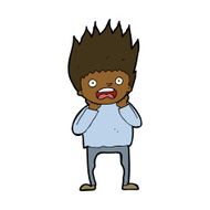 Cartoon Man Panicking N51