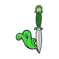 cartoon mystic dagger N8