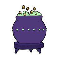 cartoon halloween pot N4