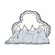 Cartoon Mountain Range N12