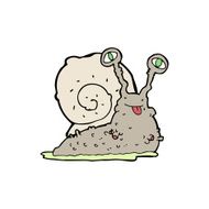 cartoon gross slug N10