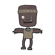 Cartoon Robot N235