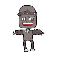 Cartoon Robot N236