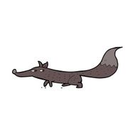 Cartoon little fox N22