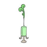 cartoon old needle N8