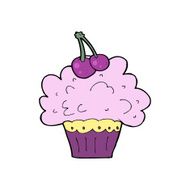 cartoon big cupcake N8