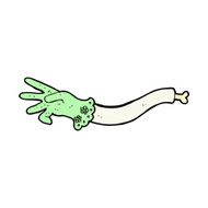 cartoon spooky victorian arm reaching N8