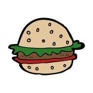 Cartoon Hamburger N12