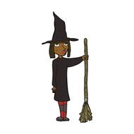 Cartoon Witch N28