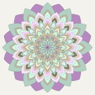 soft colored hand-drawing ornamental abstract background for use in design