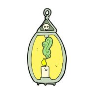 cartoon spooky lantern N24