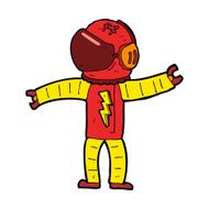 Cartoon Astronaut N112