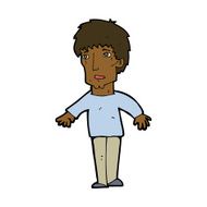 cartoon surprised man N120