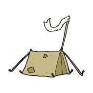 cartoon traditional tent N18