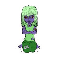 Cartoon Vampire Girl N184