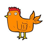 Cartoon Hen N25