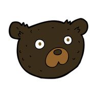 cartoon black bear N54