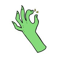 cartoon hand symbol N35