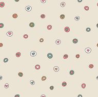 Seamless pattern with hearts N27