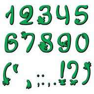 Russian Cyrillic Alphabet Numeric N3