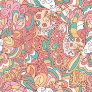 Abstract hand drawn seamless background N3