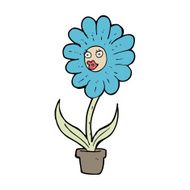 cartoon flower N355