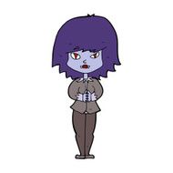 cartoon vampire woman N9