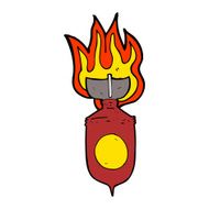 cartoon burning bomb N20