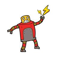 Cartoon Robot N237