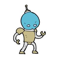 cartoon alien robot N15