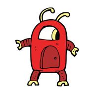 cartoon alien robot N16