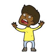 cartoon stressed boy N9