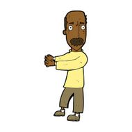 cartoon balding man explaining N8