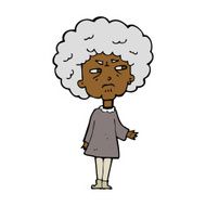 cartoon old lady N10