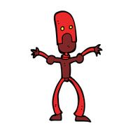 cartoon funny robot N68