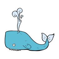 Cartoon Whale N75