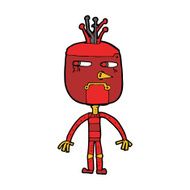 Funny Cartoon Robot N37