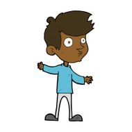 cartoon curious boy N33