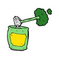 cartoon spray can N72