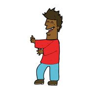 cartoon laughing man N25