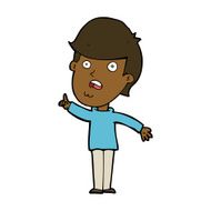 Cartoon Man Asking Question N71