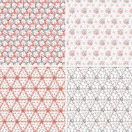 set of abstract color shape background