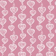 outlines hearts pattern