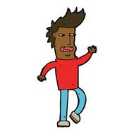 cartoon loudmouth man N8