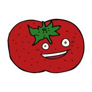 Cartoon Tomato N114