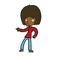 cartoon woman pointing N170