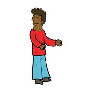cartoon disgusted man N7